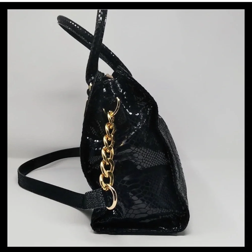Michael Kors Hamilton EW Large Embossed Satchel